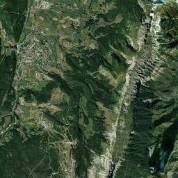 Vue aérienne des environs de Abri des Plâtres