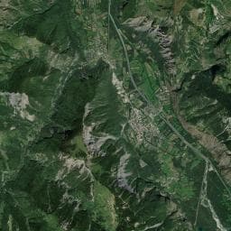 Vue aérienne des environs de Camping Le Vernis