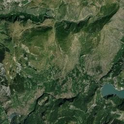 Vue aérienne des environs de Bivouac de Mizoën