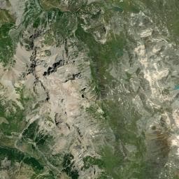 Vue aérienne des environs de Bergerie du Clot d'Âne