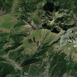 Vue aérienne des environs de Bivouac Orsiera