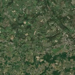 Vue aérienne des environs de Domaine de la Chataignière