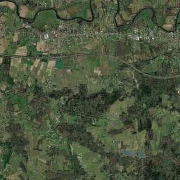 Vue aérienne des environs de Camping le pressoir