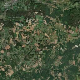 Vue aérienne des environs de Aire de stationnement Vergt