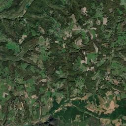 Vue aérienne des environs de Les Tailladis
