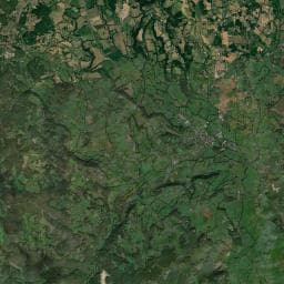 Vue aérienne des environs de Camping Le Vignon