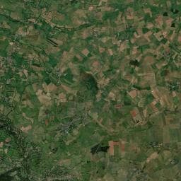 Vue aérienne des environs de Aire de camping-car à Paulhac