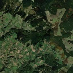 Vue aérienne des environs de Camping à la ferme