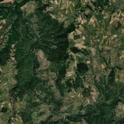 Vue aérienne des environs de Camping le Marchat