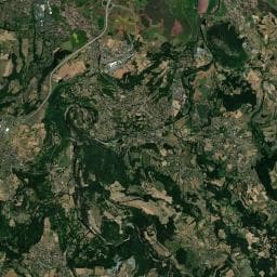 Vue aérienne des environs de Fournil de l'Holme
