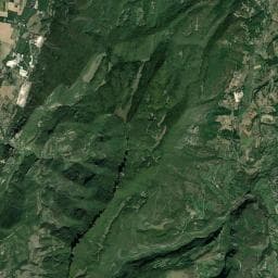 Vue aérienne des environs de Cabane des Véreires