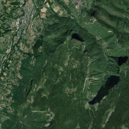 Vue aérienne des environs de Aire de camping-car à Saint-Thomas-en-Royans (2)