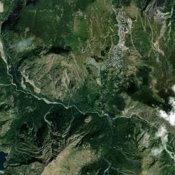 Vue aérienne des environs de Cabane des Abiorots