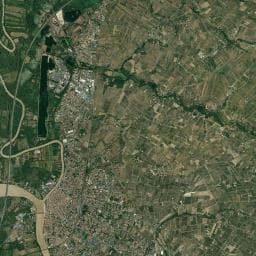 Vue aérienne des environs de Aire de camping-car à Pomerol