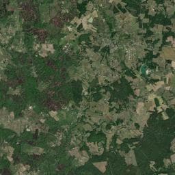 Vue aérienne des environs de Camping du Lac de Gurson