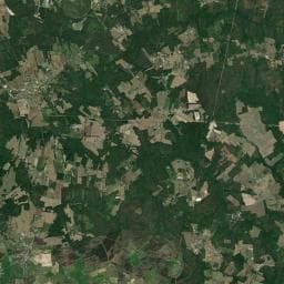 Vue aérienne des environs de Le Domaine du Chaudeau