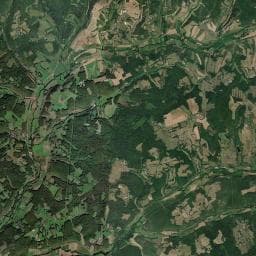 Vue aérienne des environs de La Brugère