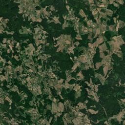 Vue aérienne des environs de Camping "Les Trois Sources"