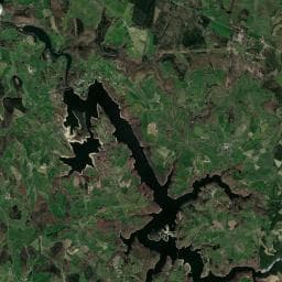 Vue aérienne des environs de Domaine du Lac