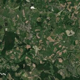 Vue aérienne des environs de Aire de camping-car à Crandelles