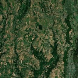 Vue aérienne des environs de Abri de Roupons
