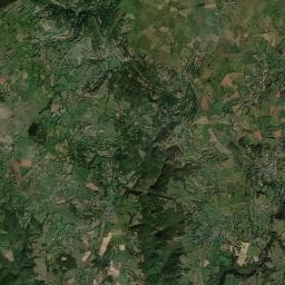 Vue aérienne des environs de Fontaine de Rochegonde