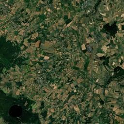 Vue aérienne des environs de Moulin de l'Escarcelle
