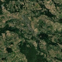Vue aérienne des environs de Camping l'Estela