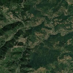 Vue aérienne des environs de Camping la Teyre