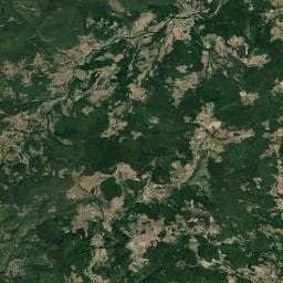 Vue aérienne des environs de Aire de stationnement camping-cars des Nonières