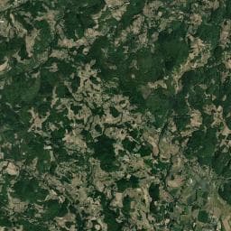 Vue aérienne des environs de Aire de camping-car à Châteauneuf-de-Vernoux