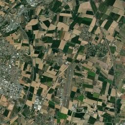 Vue aérienne des environs de Aire des Fruitiers