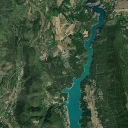 Vue aérienne des environs de Aire des Jaillets