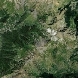 Vue aérienne des environs de Gîte d'Etape Le Béranger