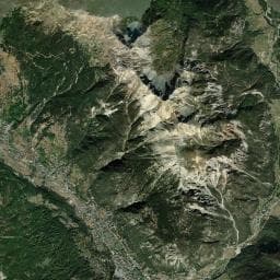 Vue aérienne des environs de Les Gentianes