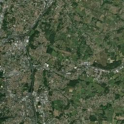 Vue aérienne des environs de Vignobles Pestoury