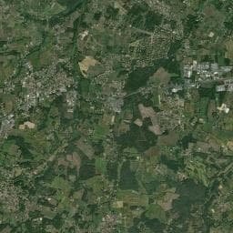 Vue aérienne des environs de Vignoble Roche
