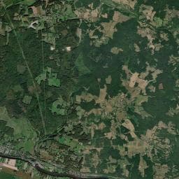Vue aérienne des environs de Camping du Domaine du Cornou