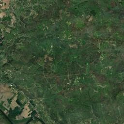 Vue aérienne des environs de La Ferme du Colombier