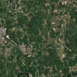 Vue aérienne des environs de Domaine de la Brame