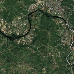 Vue aérienne des environs de Parking