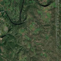 Vue aérienne des environs de Ferme équestre Cheval Rando Equitation