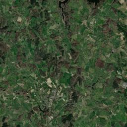 Vue aérienne des environs de Camping Les Bouleaux