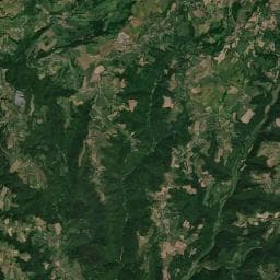 Vue aérienne des environs de Camping de Trionac