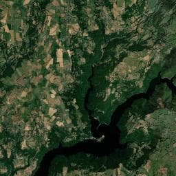 Vue aérienne des environs de Aire de camping-car à Narnhac