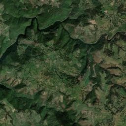 Vue aérienne des environs de Camping de la Taillade