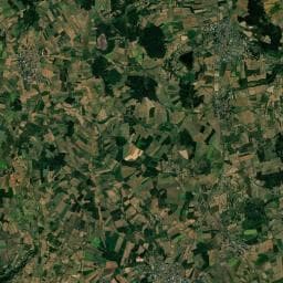 Vue aérienne des environs de Camping municipal