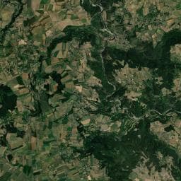 Vue aérienne des environs de Camping Au Bord de l'Eau - Rock'N Camp