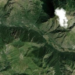 Vue aérienne des environs de Cabane des Pleynets