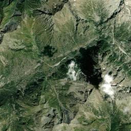 Vue aérienne des environs de Gîte Les Arias